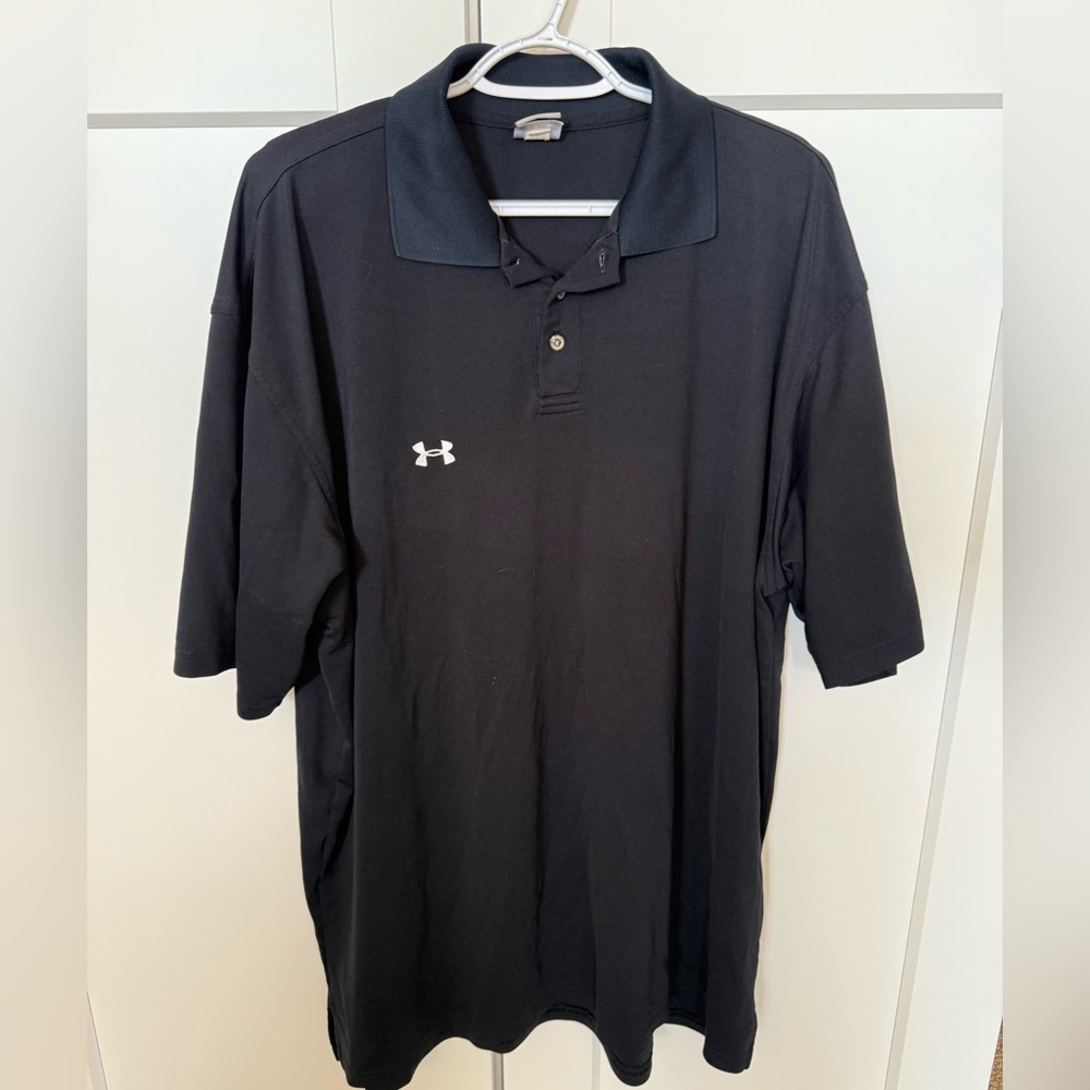 Under Armour Black Polo, XL